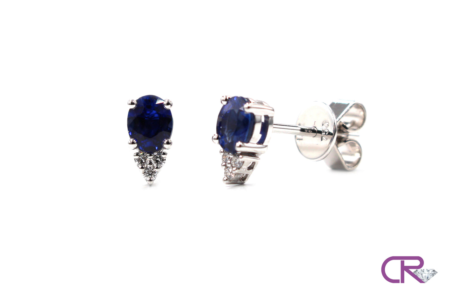 Dainty Sapphire Earrings