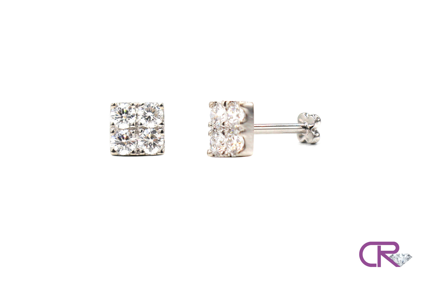 Diamond Square Threaded Stud