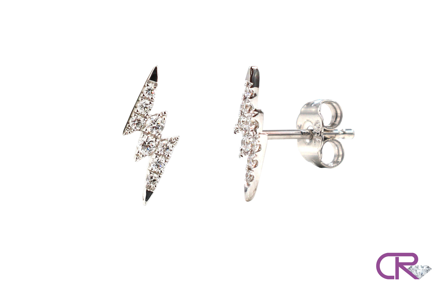 Diamond Thunder Earring Stud