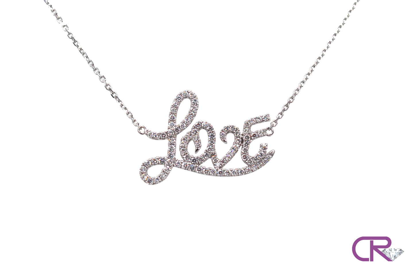 Diamond LOVE Necklace