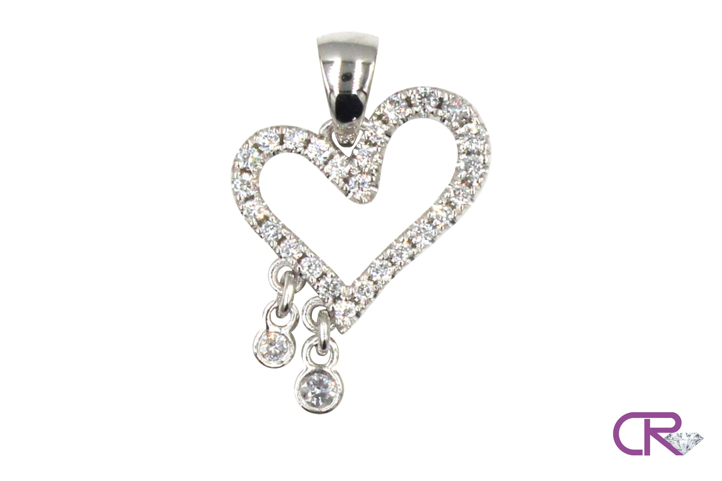 Delicate Diamond Dangle Pendant