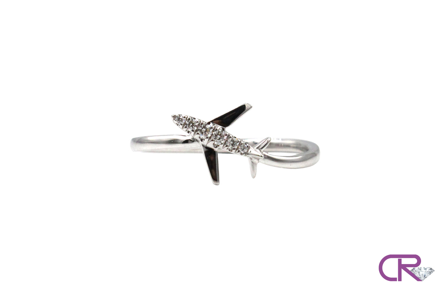 18K Traveler Diamond Ring