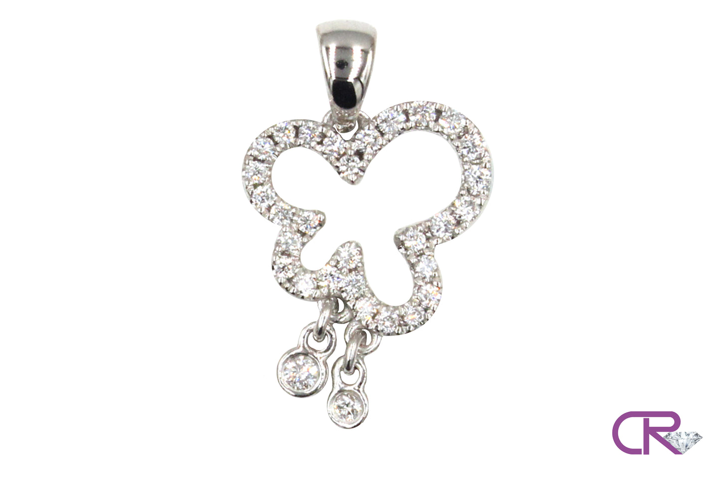 Delicate Diamond Dangle Pendant