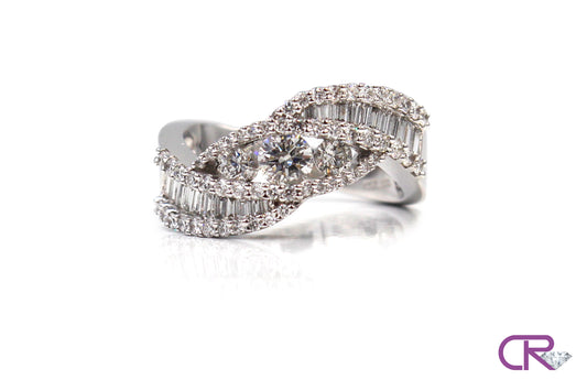 Baguette Channel Diamond Ring